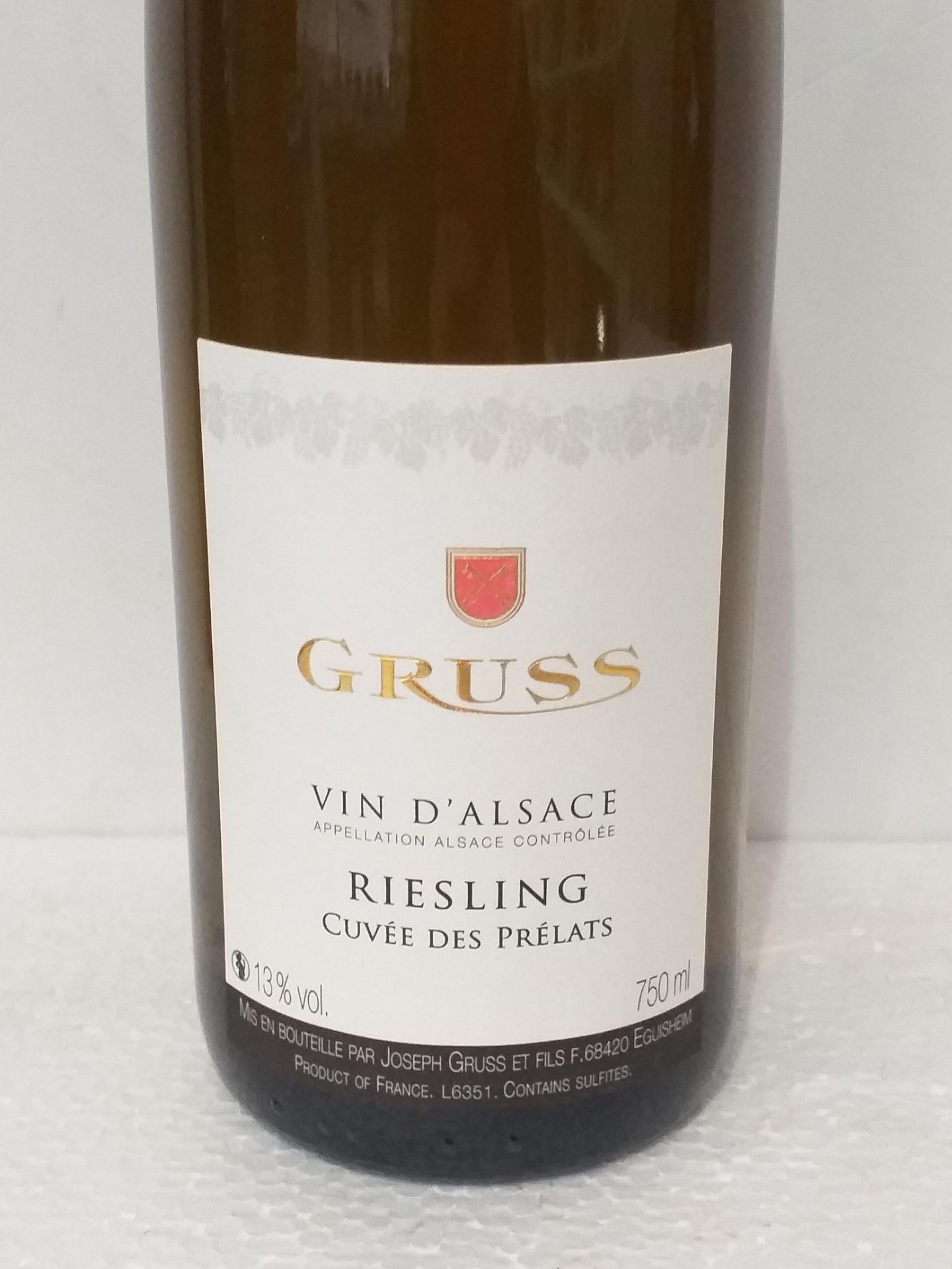 12 Bottles of Riesling Les Prelats 2018 - Image 2 of 2