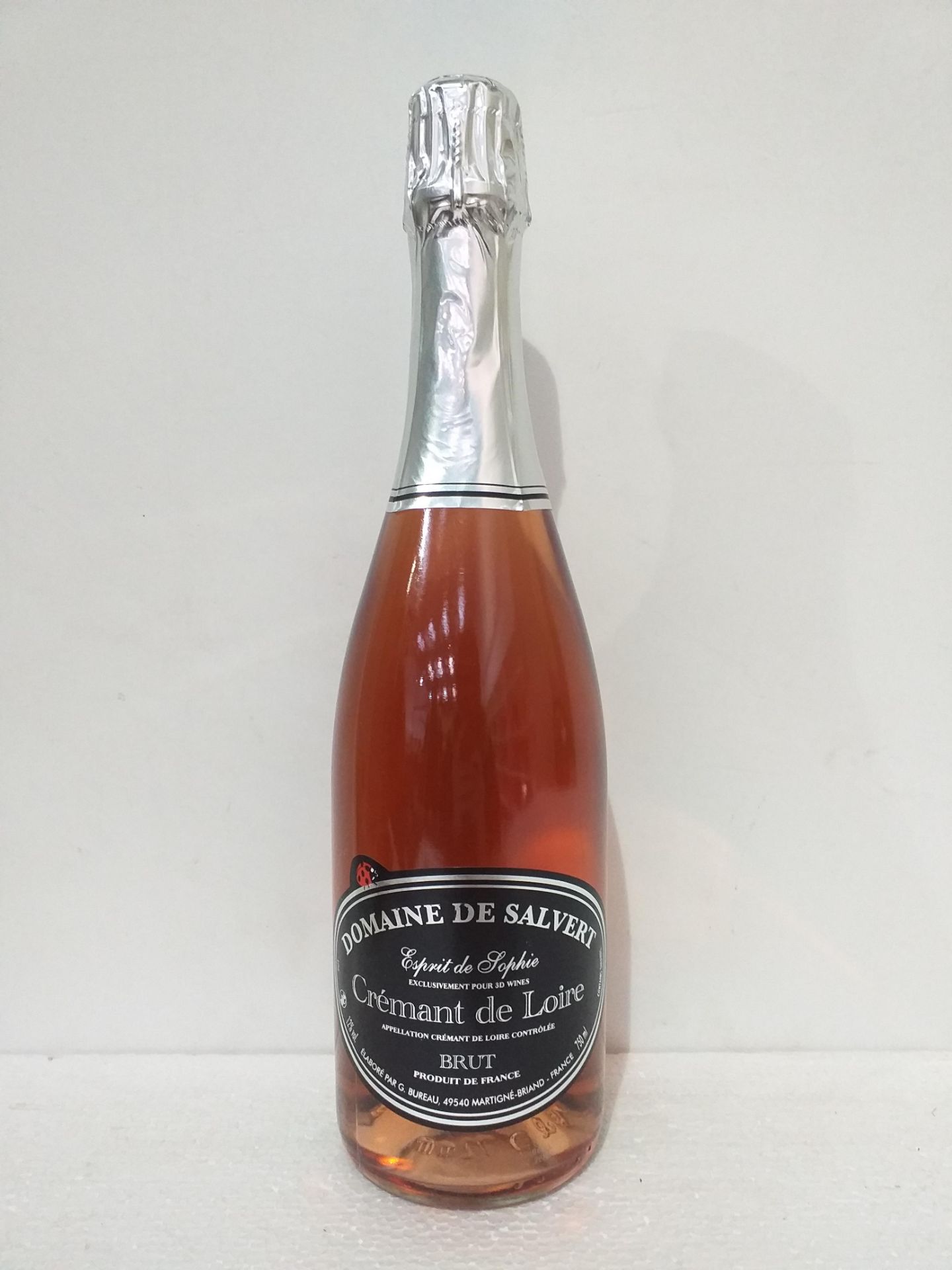 12 Bottles of Cremant de Loire rose Cuvee Esprit de Sophie