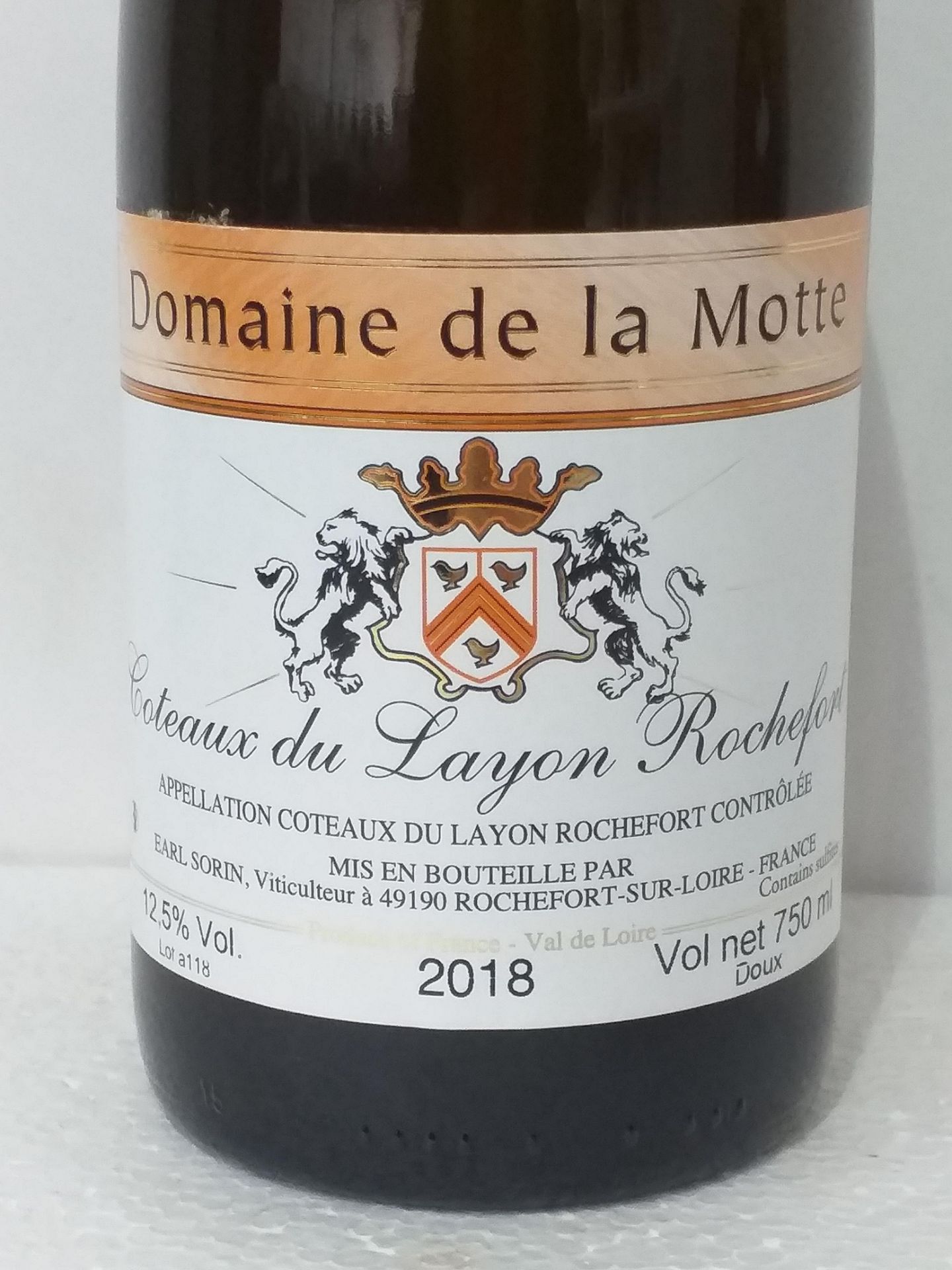 12 Bottles of Coteaux du Layon Rochefort 2018 - Image 2 of 3