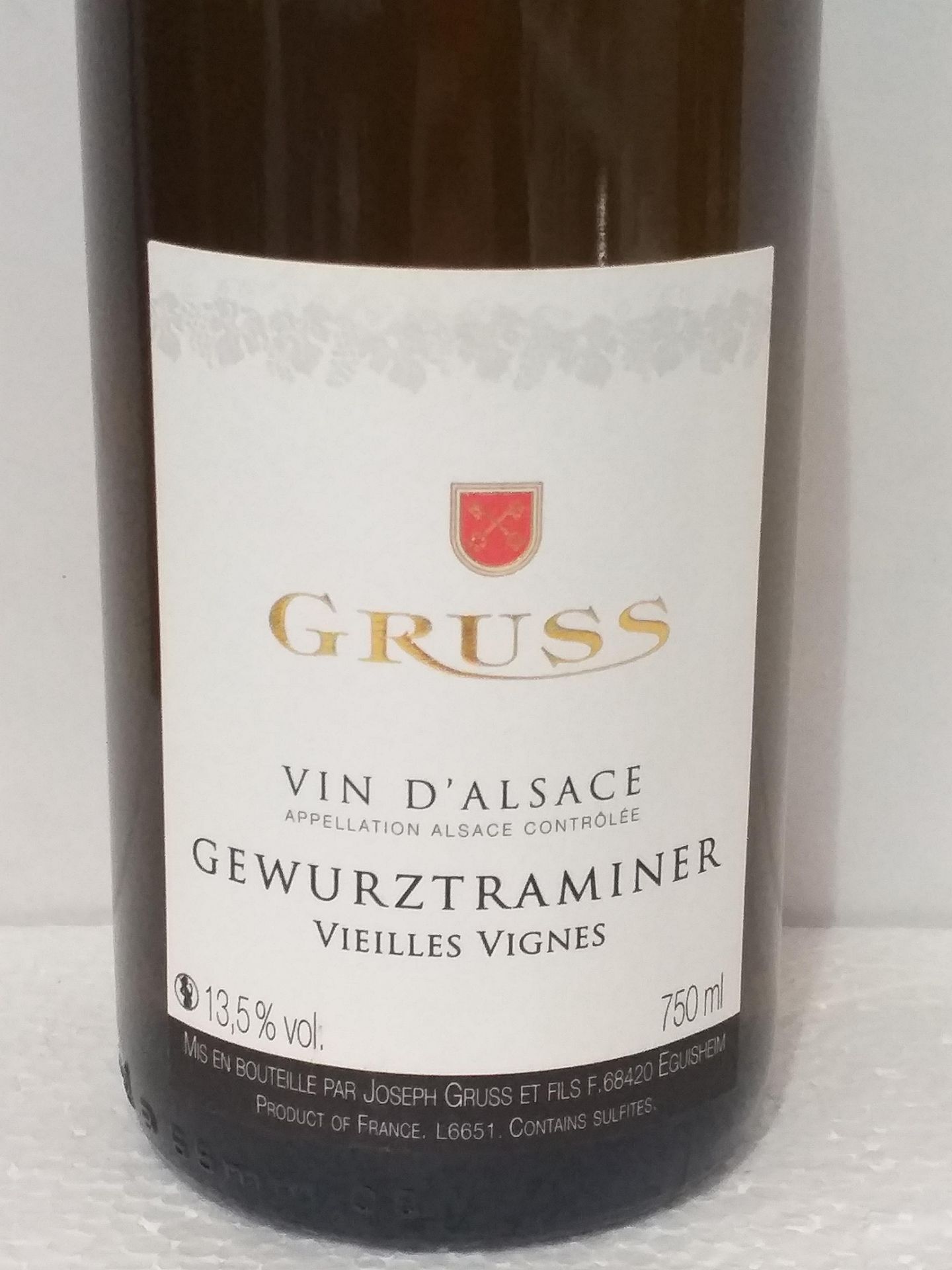 12 Bottles of Gewurtztraminer VV 2018 - Image 2 of 2