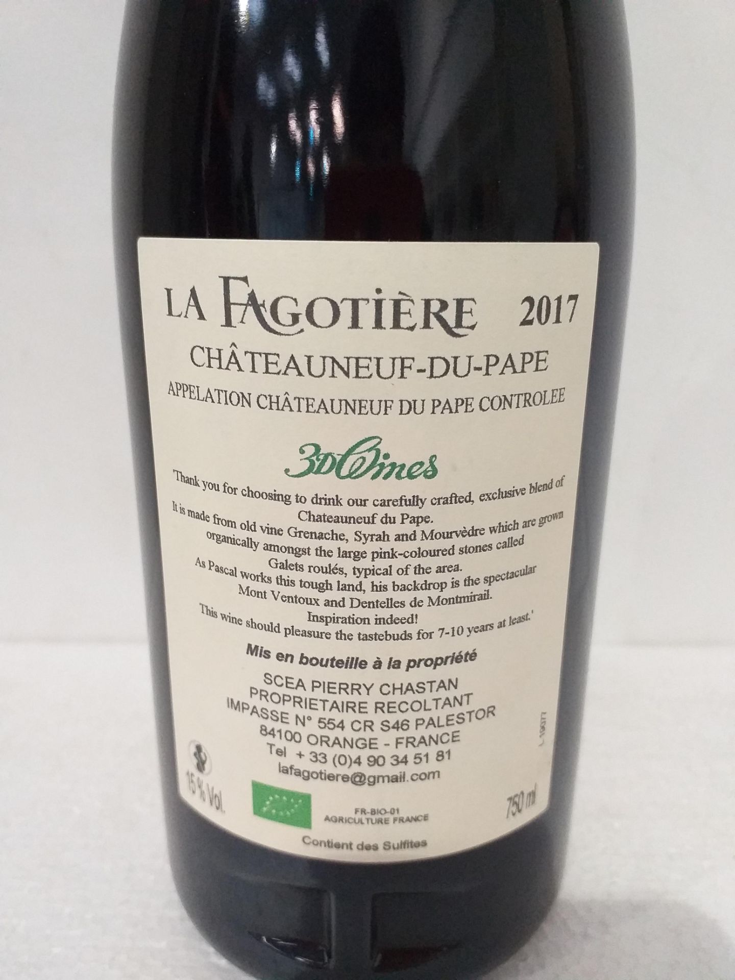 12 Bottles of Chateauneuf du Pape rouge 2017 - Image 3 of 3