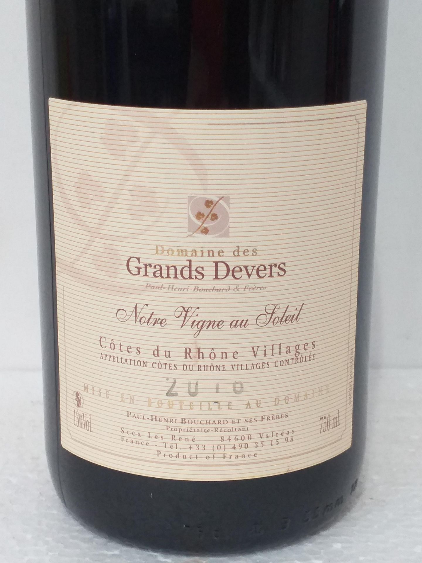 12 Bottles of Domaine Grands Devers Cotes Du Rhone Rouge 2016 - Image 2 of 3