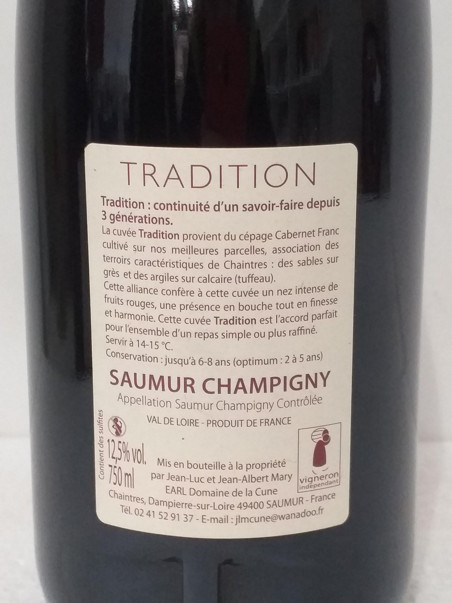 12 Bottles of Saumur Champigny Tradition 2016 - Image 3 of 3