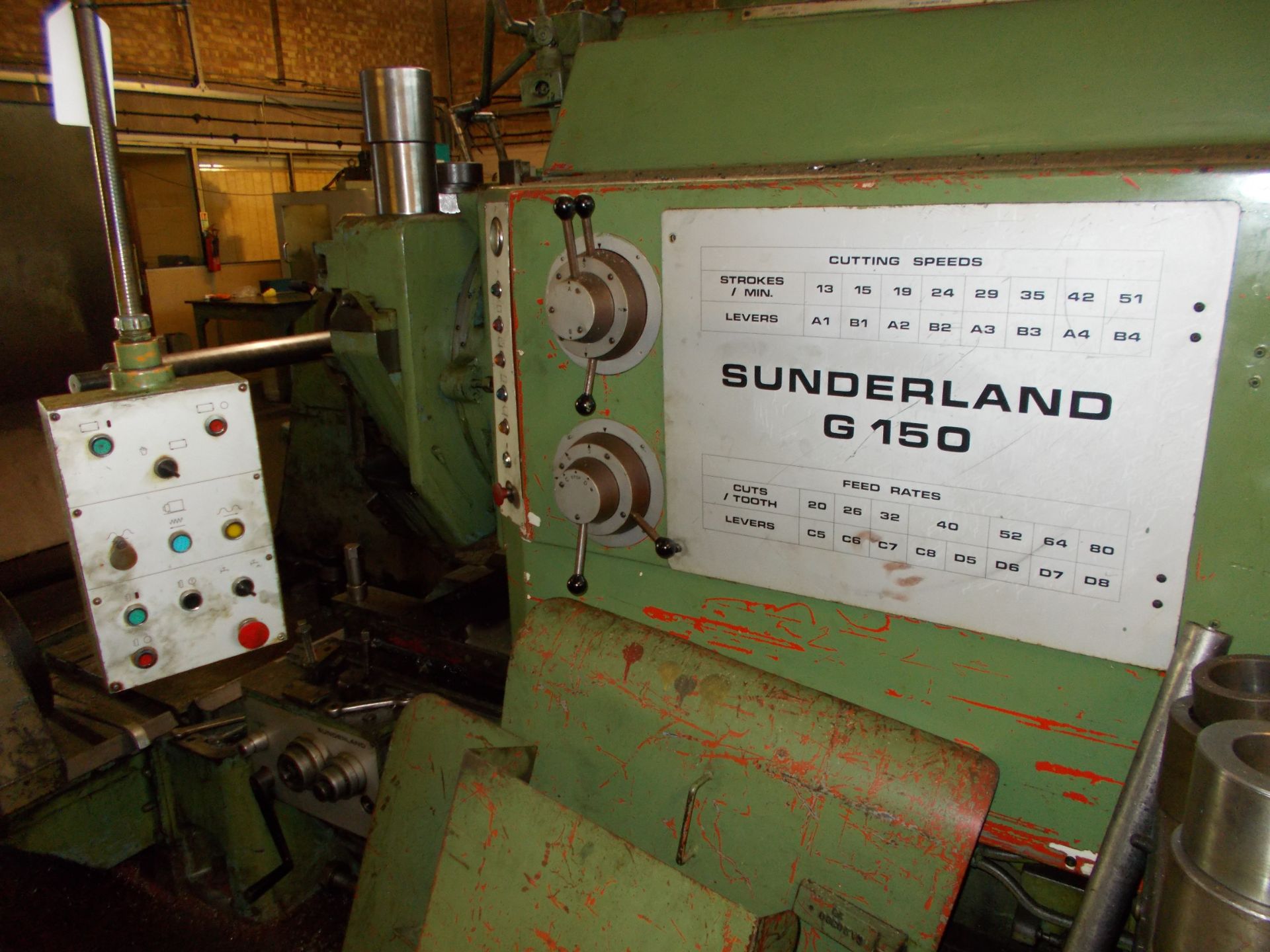 Sunderland G-150 autogear planer (Machine number: - Image 4 of 5