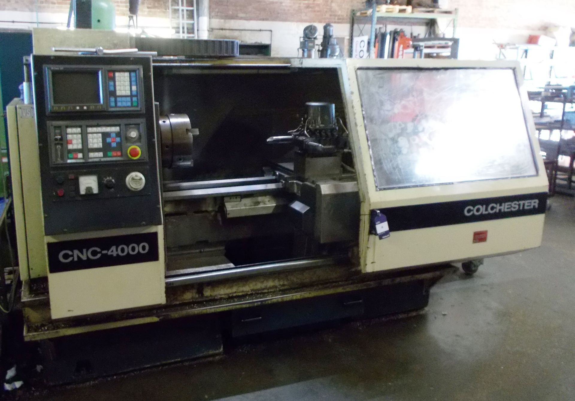 Colchester CNC4000 CNC centre lathe (Machine Number: L4140GFRSA/01168), with Fanuc OT control