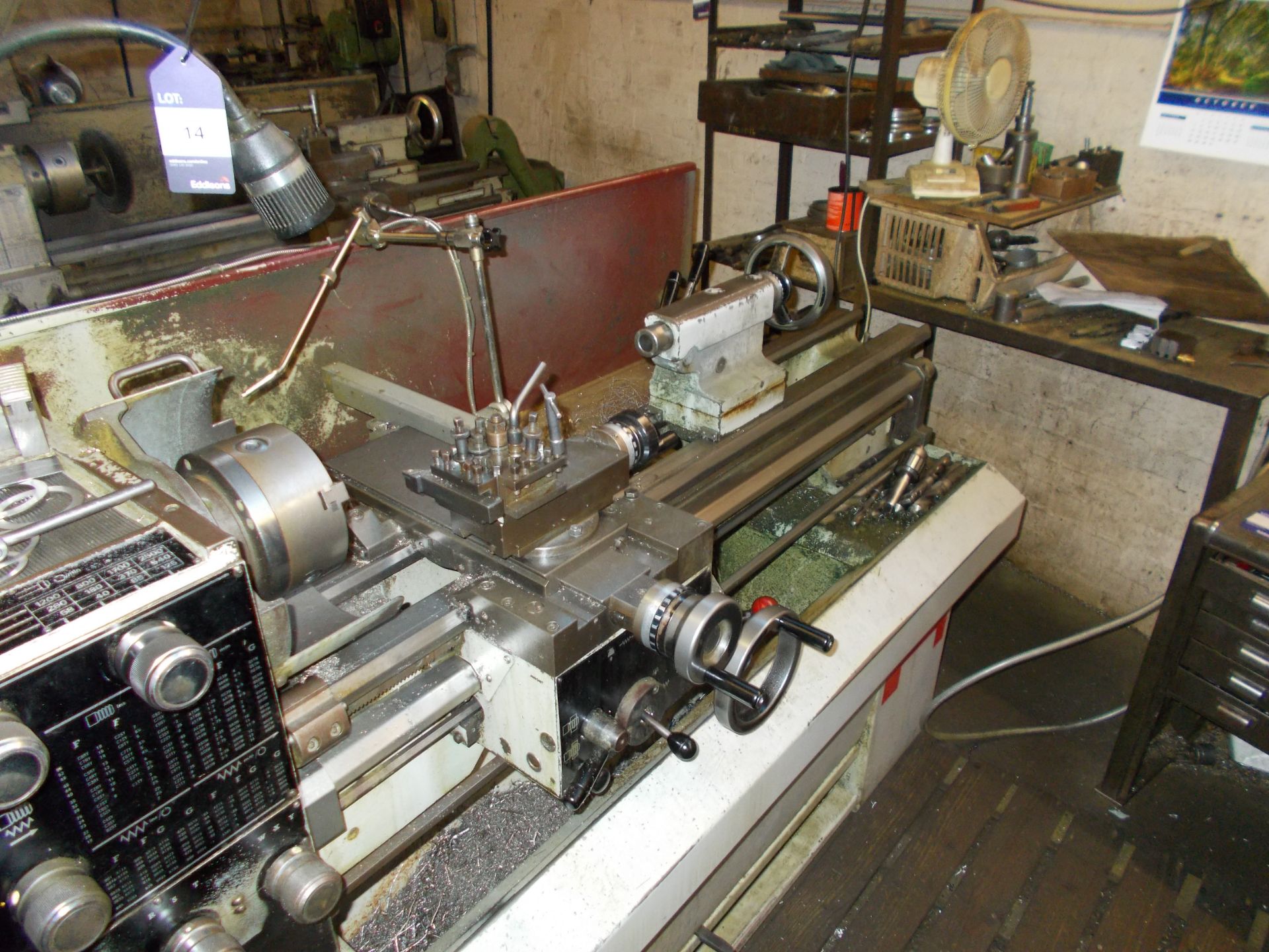 Harrison M300 centre lathe (Machine number: 30289417517) with quick release tool post, with Anulam - Image 2 of 5