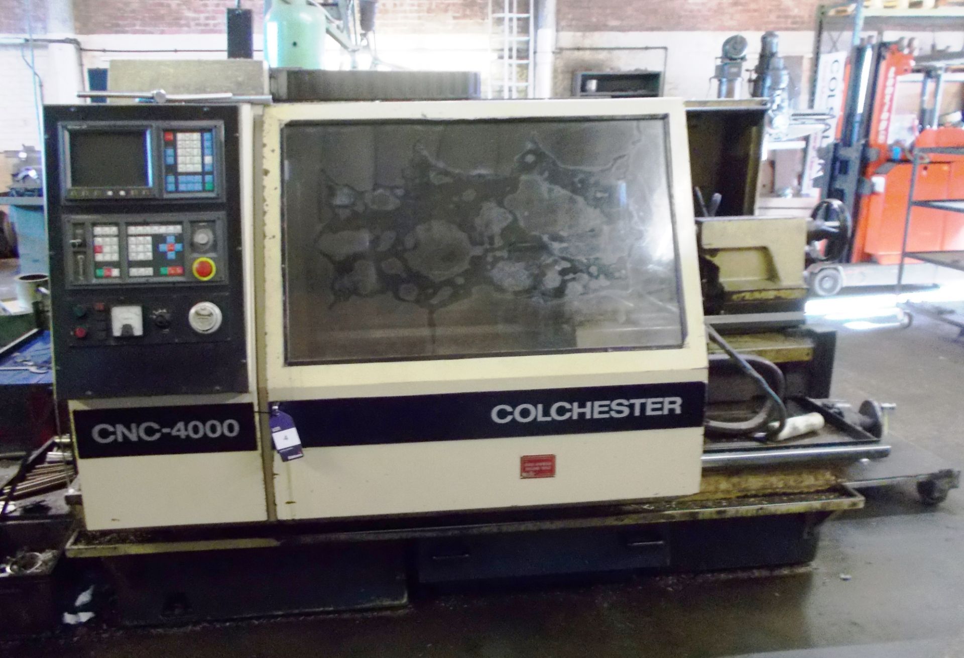 Colchester CNC4000 CNC centre lathe (Machine Number: L4140GFRSA/01168), with Fanuc OT control - Image 4 of 6