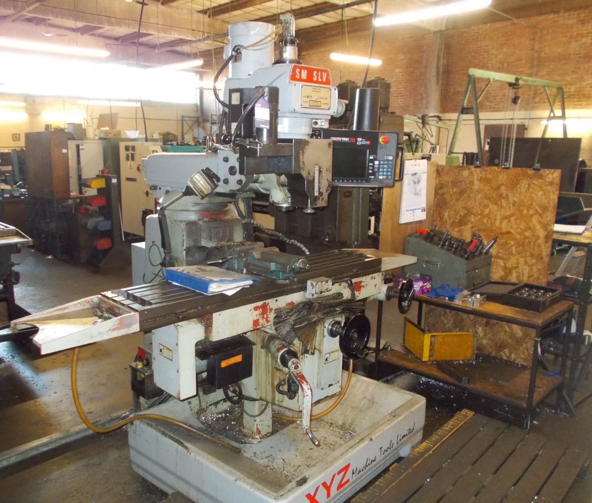 KRV 3000 CNC turret mill (Serial Number: 9820, Year: 2002), with ProtoTrak SM control, with quantity