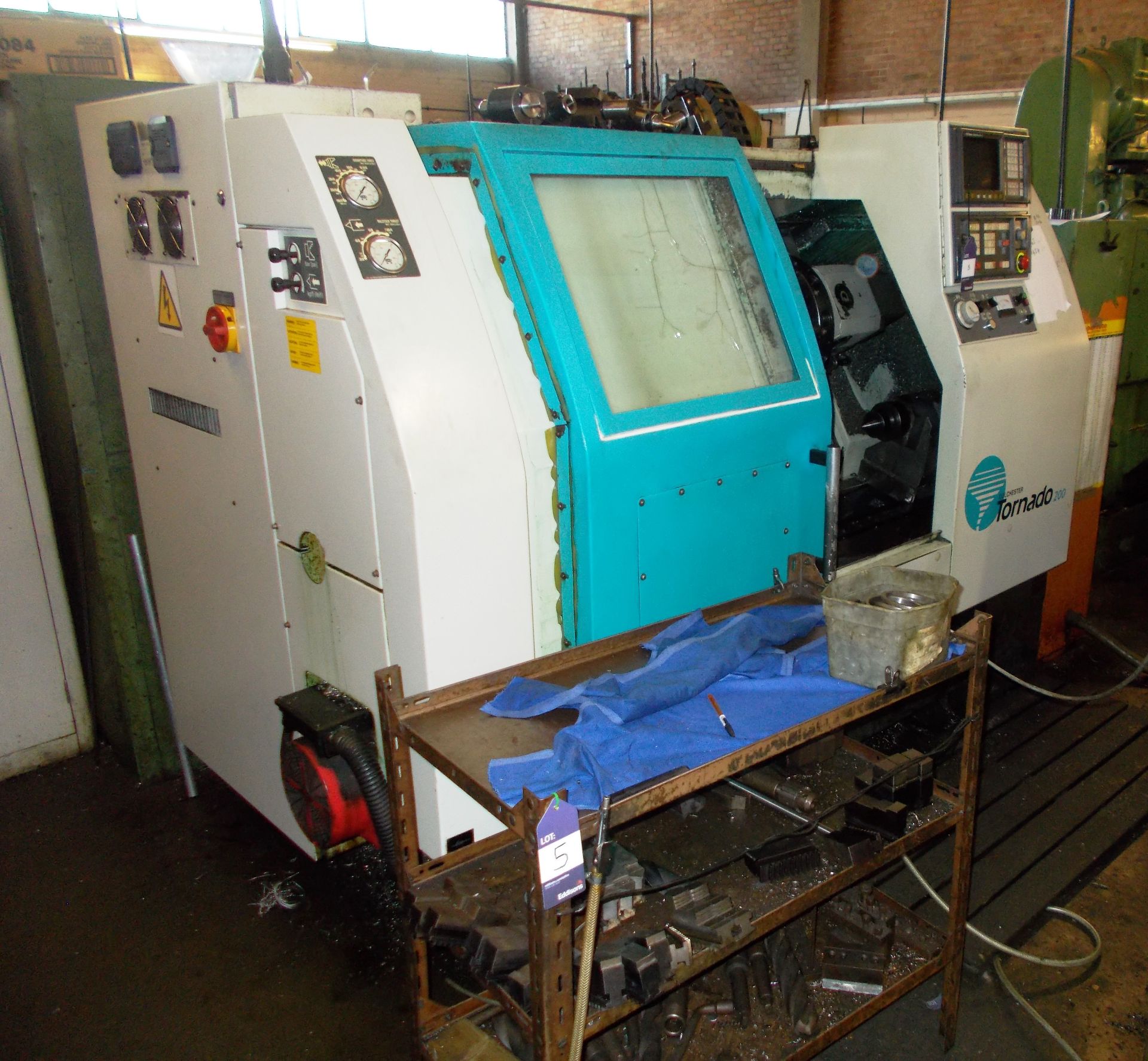 Colchester Tornado 200 CNC lathe (Serial Number: C20241, Year: 1995), with Fanuc Series OT control
