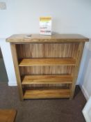 Rustic Oak Range Bookcase