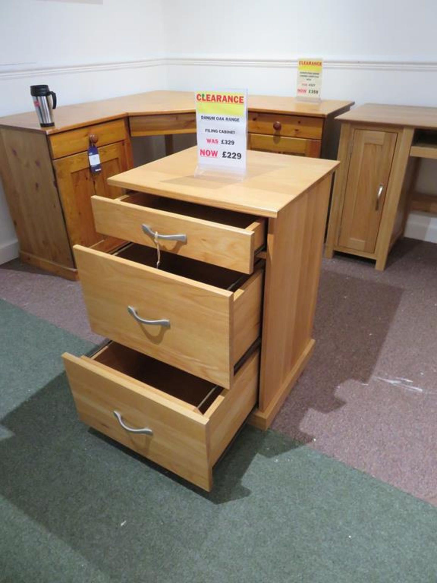 Danum Oak Filing Cabinet - Image 2 of 2