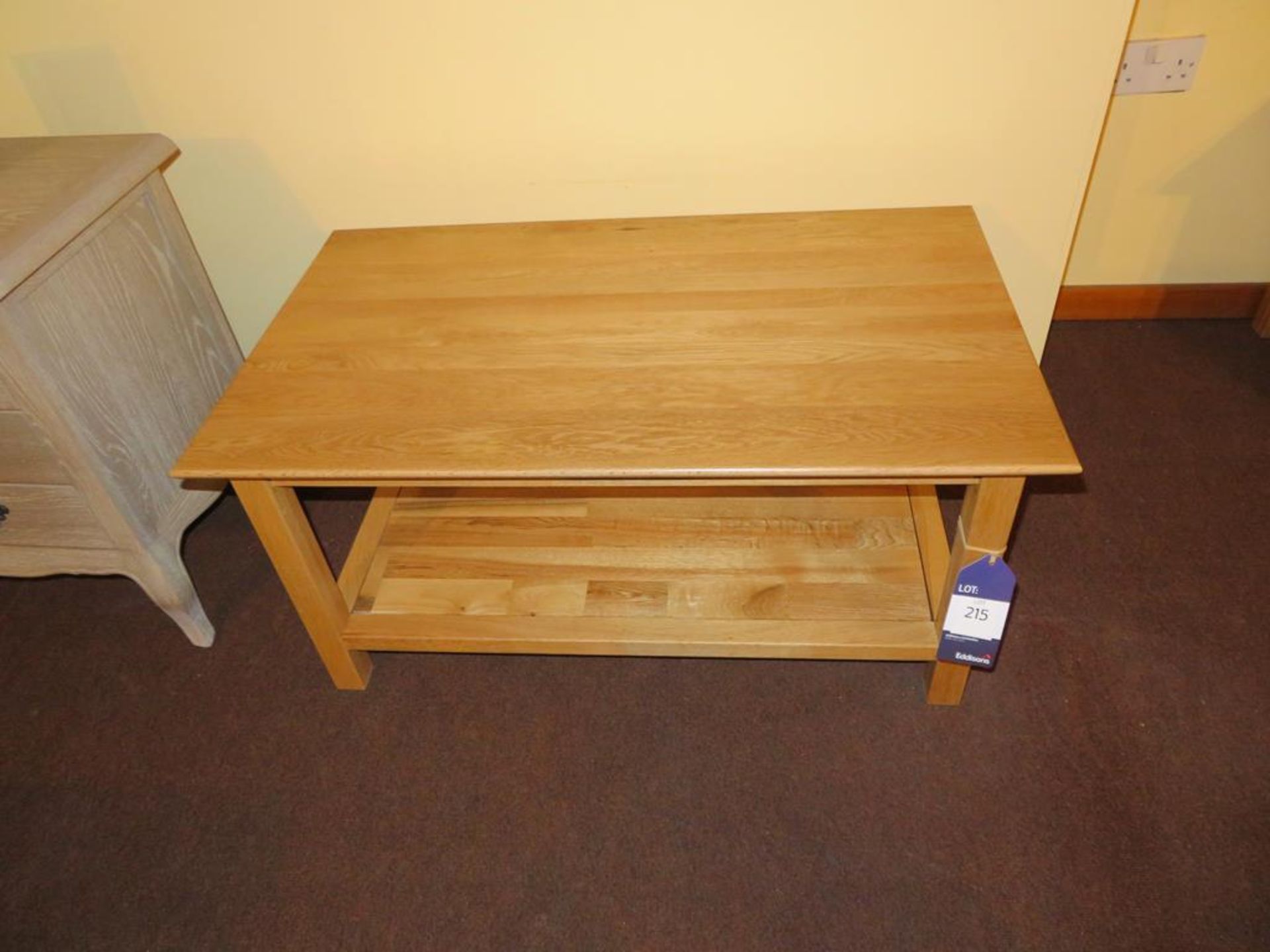 Oak Two Tier Coffee Table