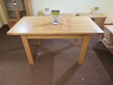 Vienna Oak Range Single Leaf Dining Table