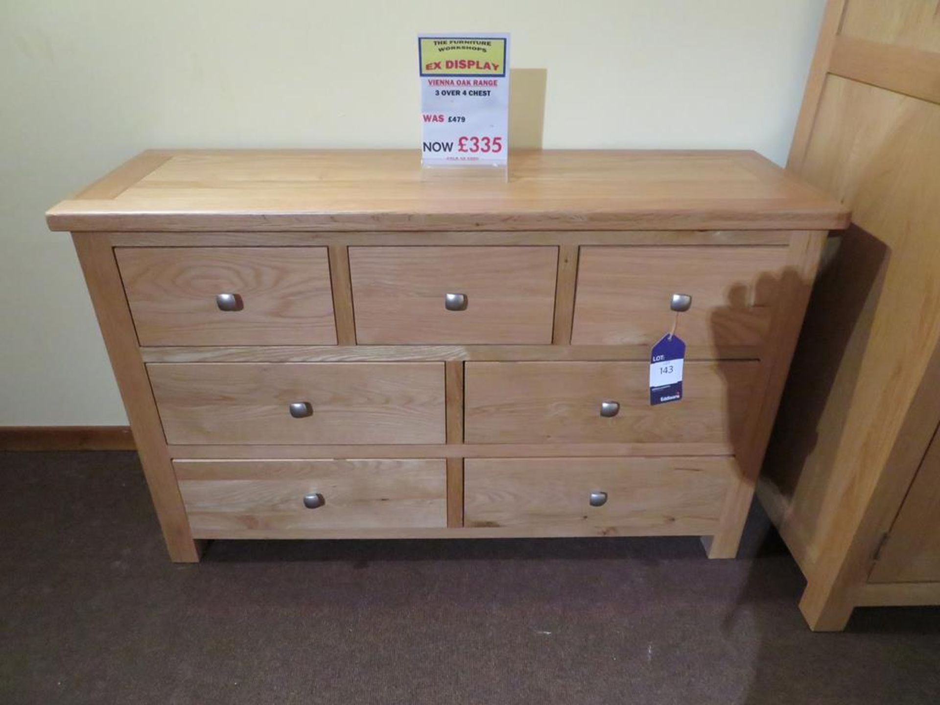 Vienna Oak Range Chest of Drawers