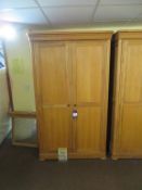 Moreno Oak Range Double Wardrobe