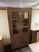 Rutland Oak Range Display Cabinet