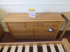 Toulouse Oak Range Three Over Four Drawer Chest of Drawers