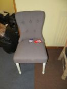 Buttoned Back Upholstered Chair