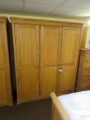 Moreno Oak Range Triple Wardrobe