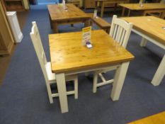 Ivory Painted Table & Chairs