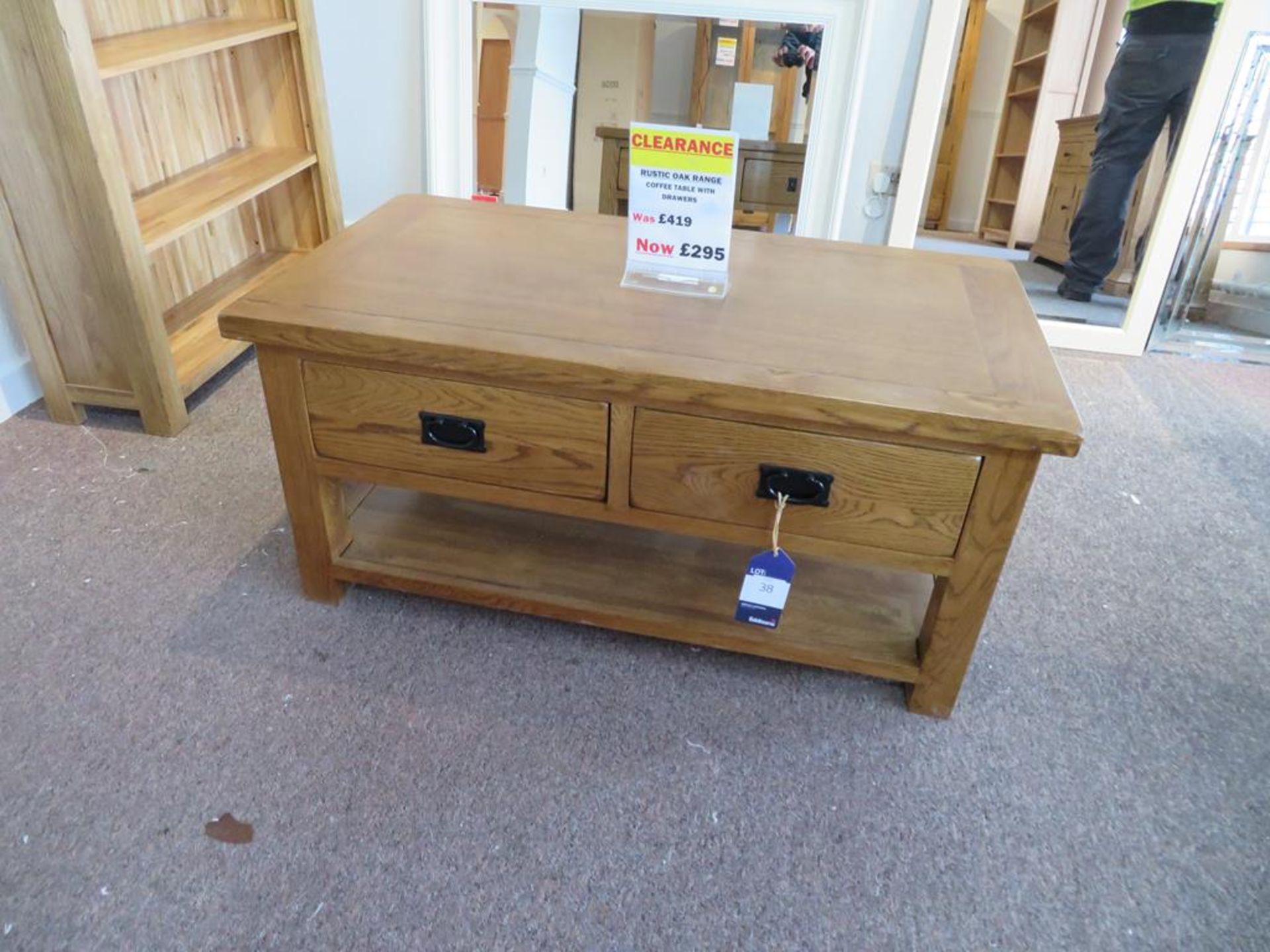 Rustic Oak Range Coffee Table