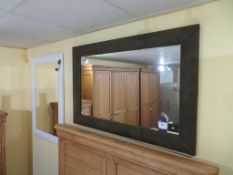 Upholstered Framed Mirror