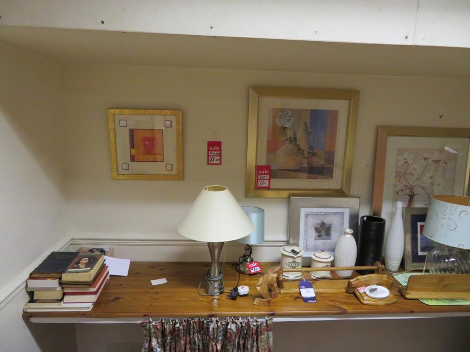 Qty of Framed Prints, Vases, Lamps etc. - Image 5 of 6