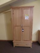 Chelsea Oak Range Single Drawer Wardrobe