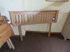 Oak 4'6" Headboard