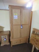 Vienna Oak Range Double Wardrobe