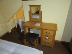 Surrey Oak Range Dressing Table Set