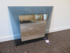 Smoked Effect Framed Mirror