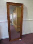 Rustic Pine Framed Mirror