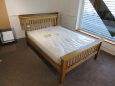 Kimberly Oak Range 4'6" Bed Frame