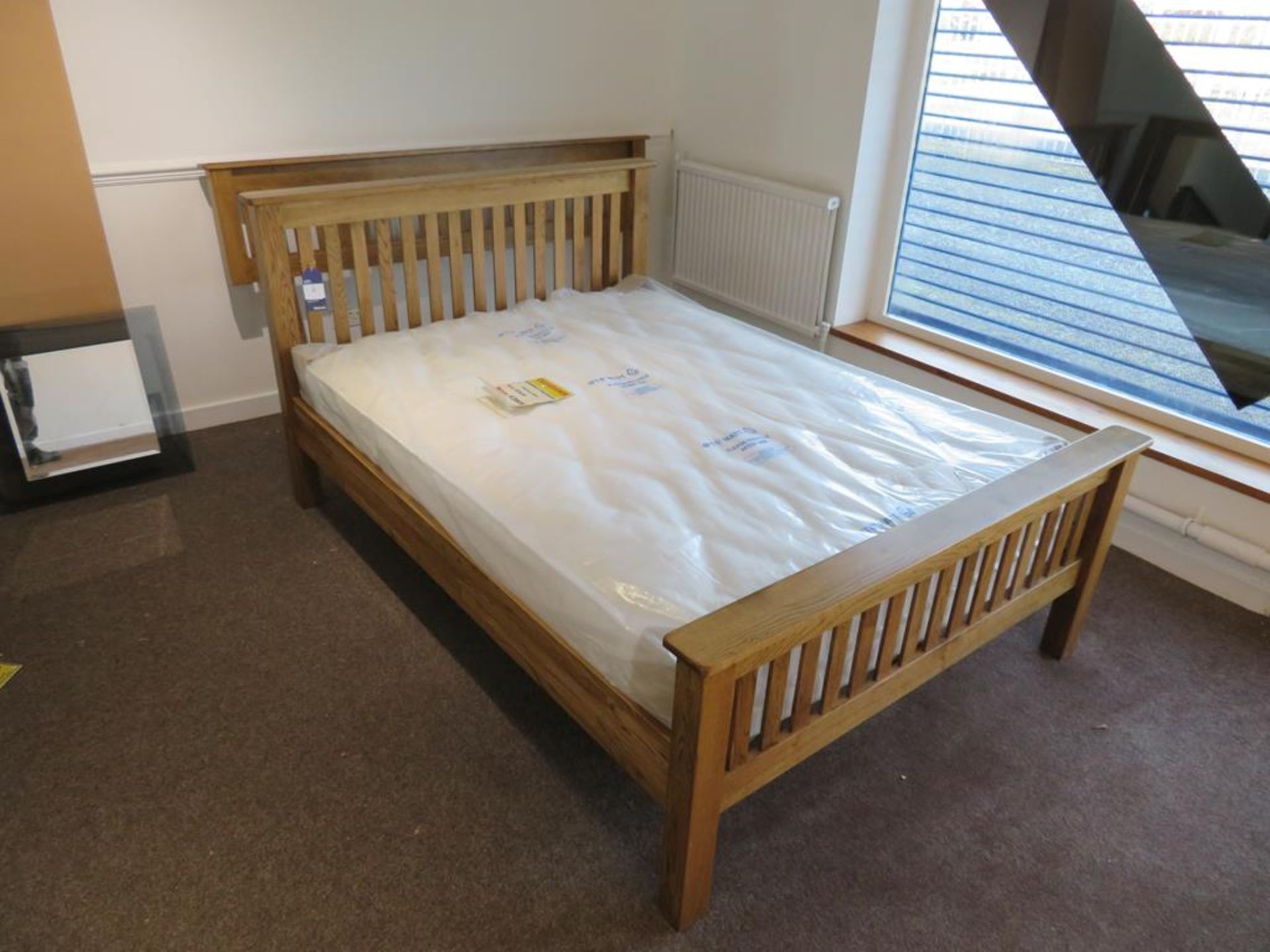 Kimberly Oak Range 4'6" Bed Frame