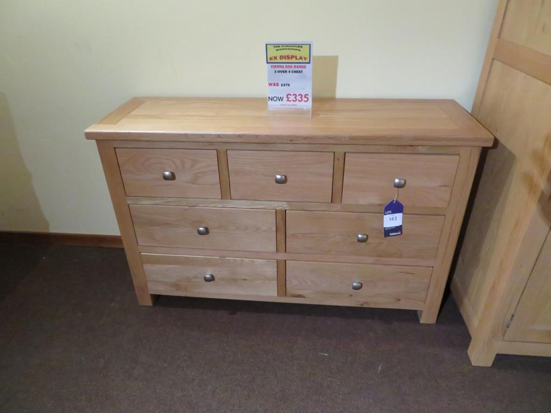 Vienna Oak Range Chest of Drawers - Image 2 of 2