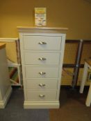 Chunky Painted Five Drawer Wellington