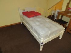 Torridge Painted Single Bed Frame and Mattress