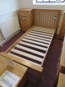 Toulouse Oak Bedroom Range 3ft Low Foot End Bed Frame