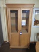 Moreno Oak Range Display Cabinet