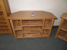 Danum Oak Range Corner TV Unit