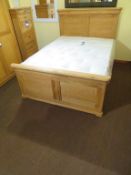 Moreno Oak Range Double Bed