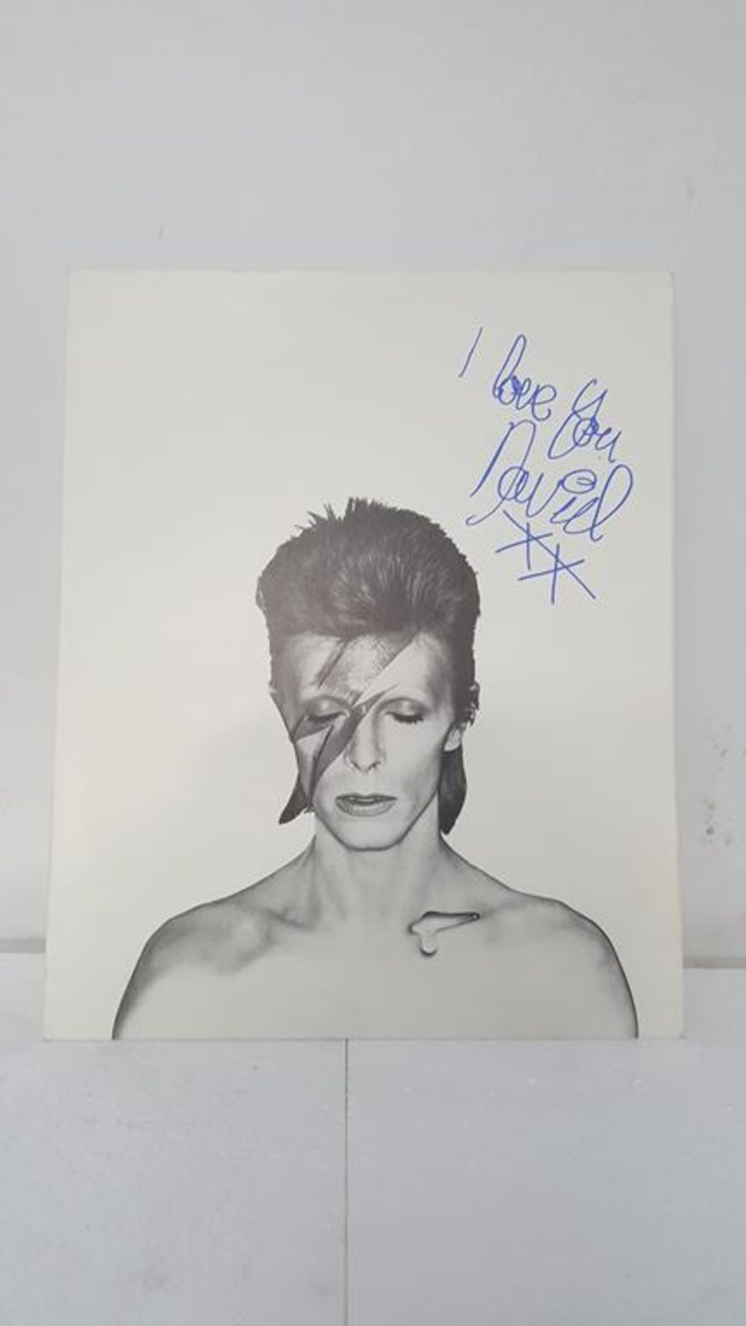 David Bowie 'Aladdin Sane' LP with signed Fan Membership Leaflet - Image 8 of 9