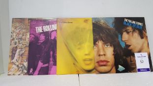 4 x The Rolling Stones LPs/EPs