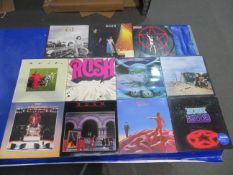 Eleven Rush Vinyl Records