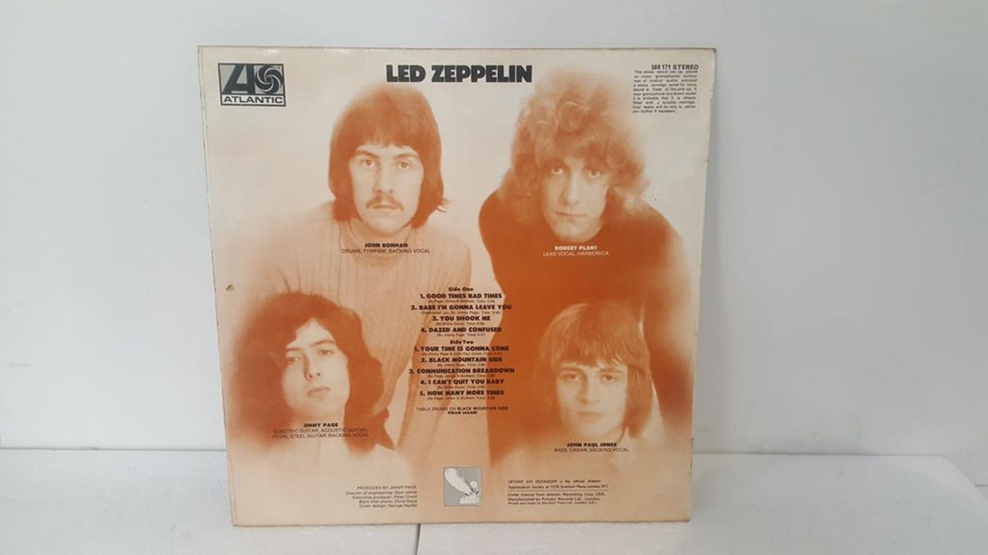 Led Zeppelin LP 2nd Press - Image 2 of 6