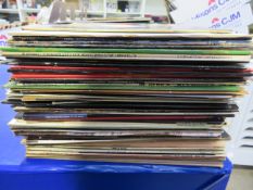 A Selection of over 55 Vinyl Records