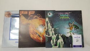 3 x Uriah Heep LPs