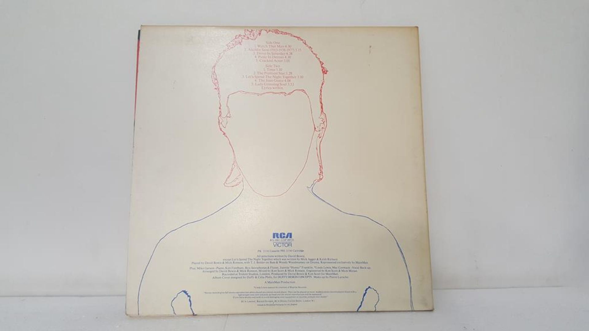 David Bowie 'Aladdin Sane' LP with signed Fan Membership Leaflet - Image 3 of 9