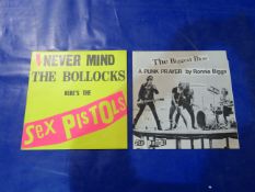 The Sex Pistols 'Nevermind The Bollocks' and 'A Punk Prayer by Ronnie Biggs' LP